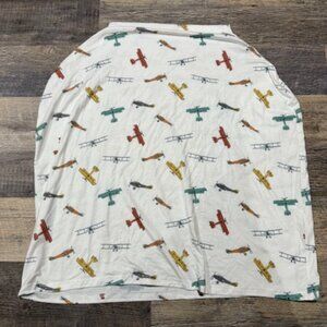 Copper Pearl Nursing/Carseat Cover Airplane Print